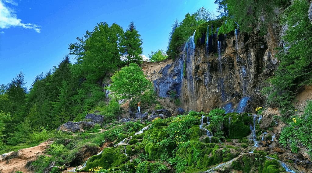 Pișoaia Waterfall