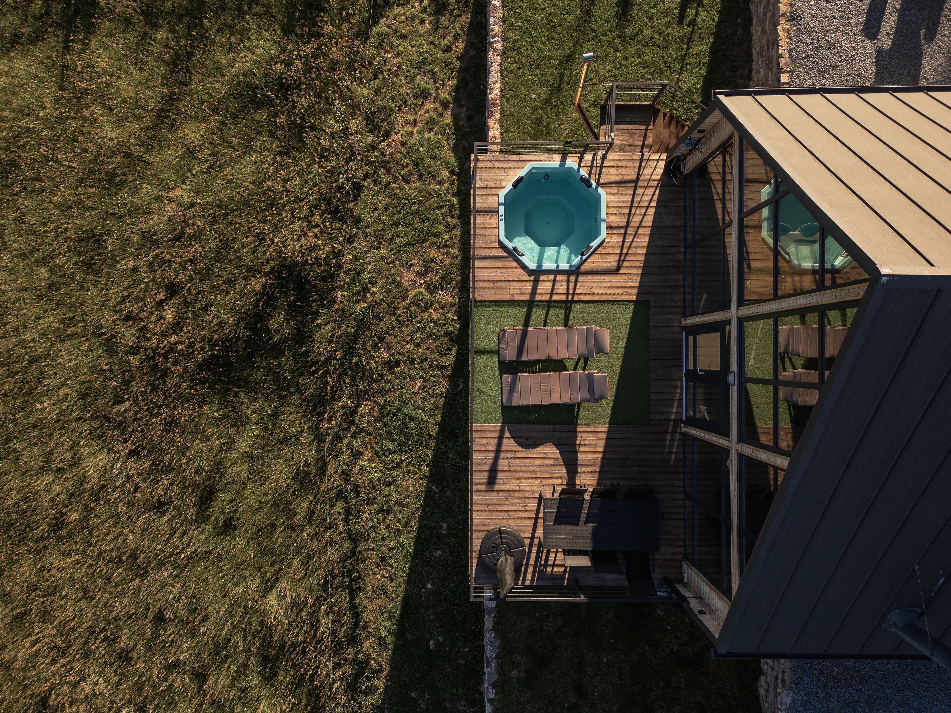 Top view chalet