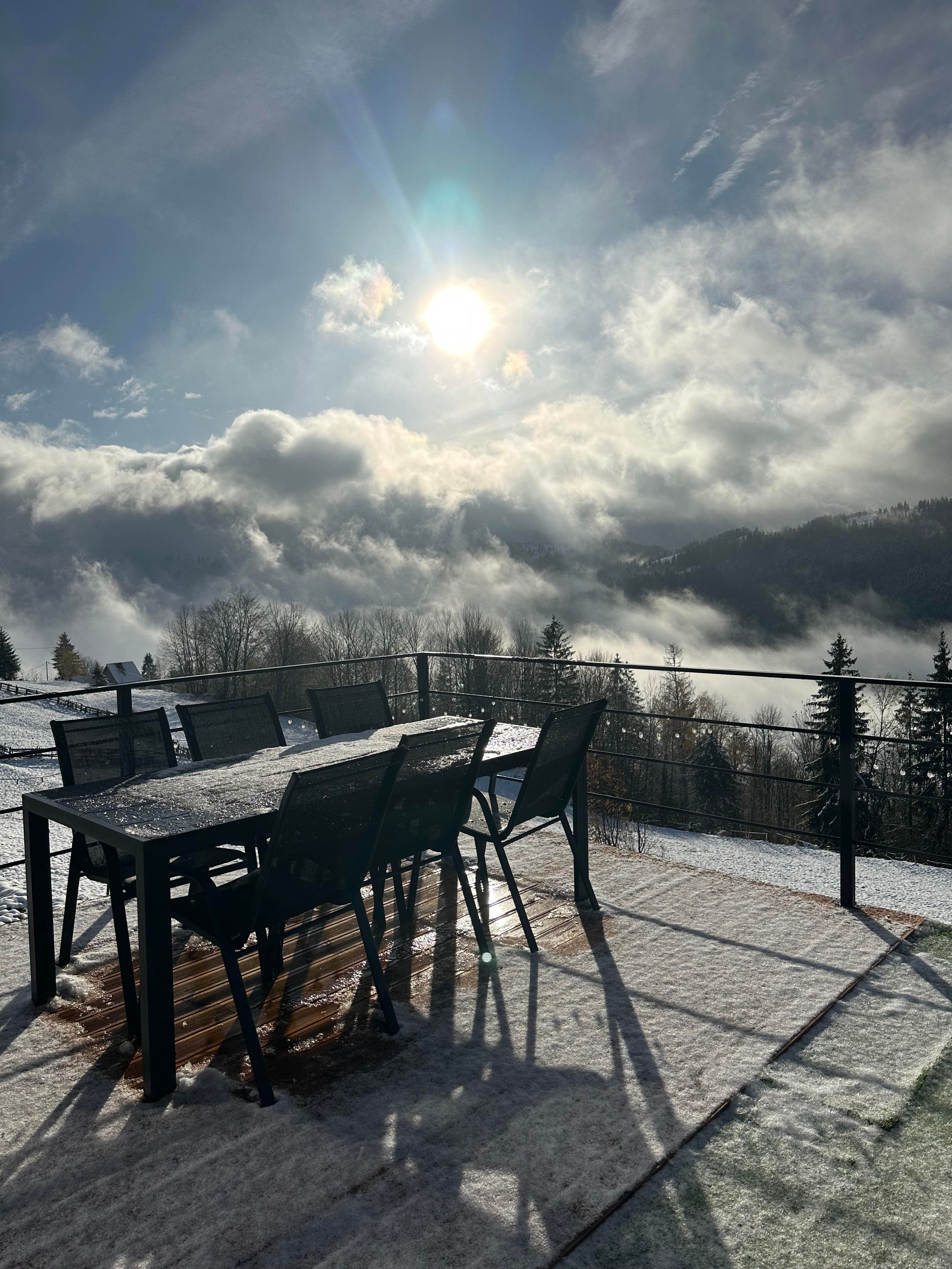 Winter on the terrace