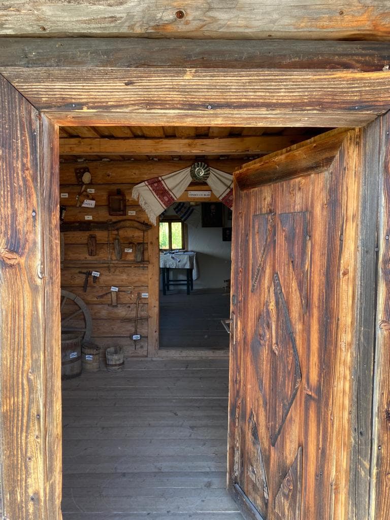Inside the house